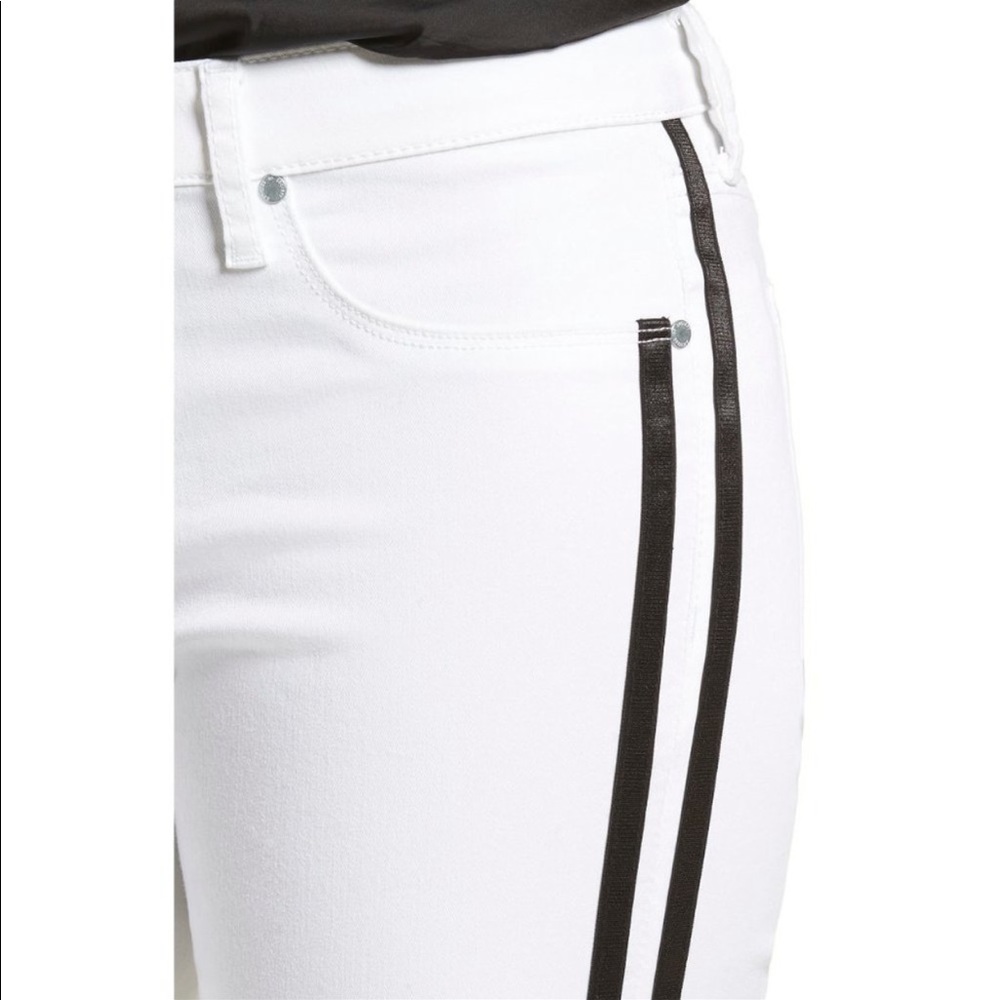 Articles of society white racer with satin stations women size 25 like new ❤️🔥 - Picture 4 of 14